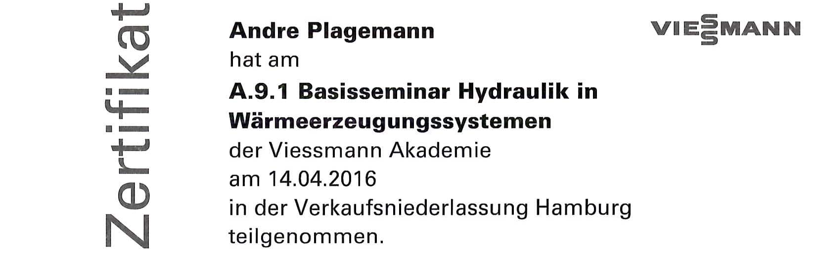 Heizung Hydraulik - Grundlagen | Viessmann | Zertifikat | Heizung | Sanitär | Lüftung | Wartung | Notdienst | Alternative Energien | Team Plagemann | Braunschweig | Salzgitter | Wolfenbüttel | Helmstedt | Wolfsburg